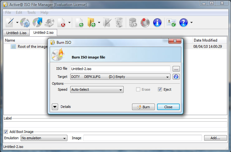 how to get iso os image from hp